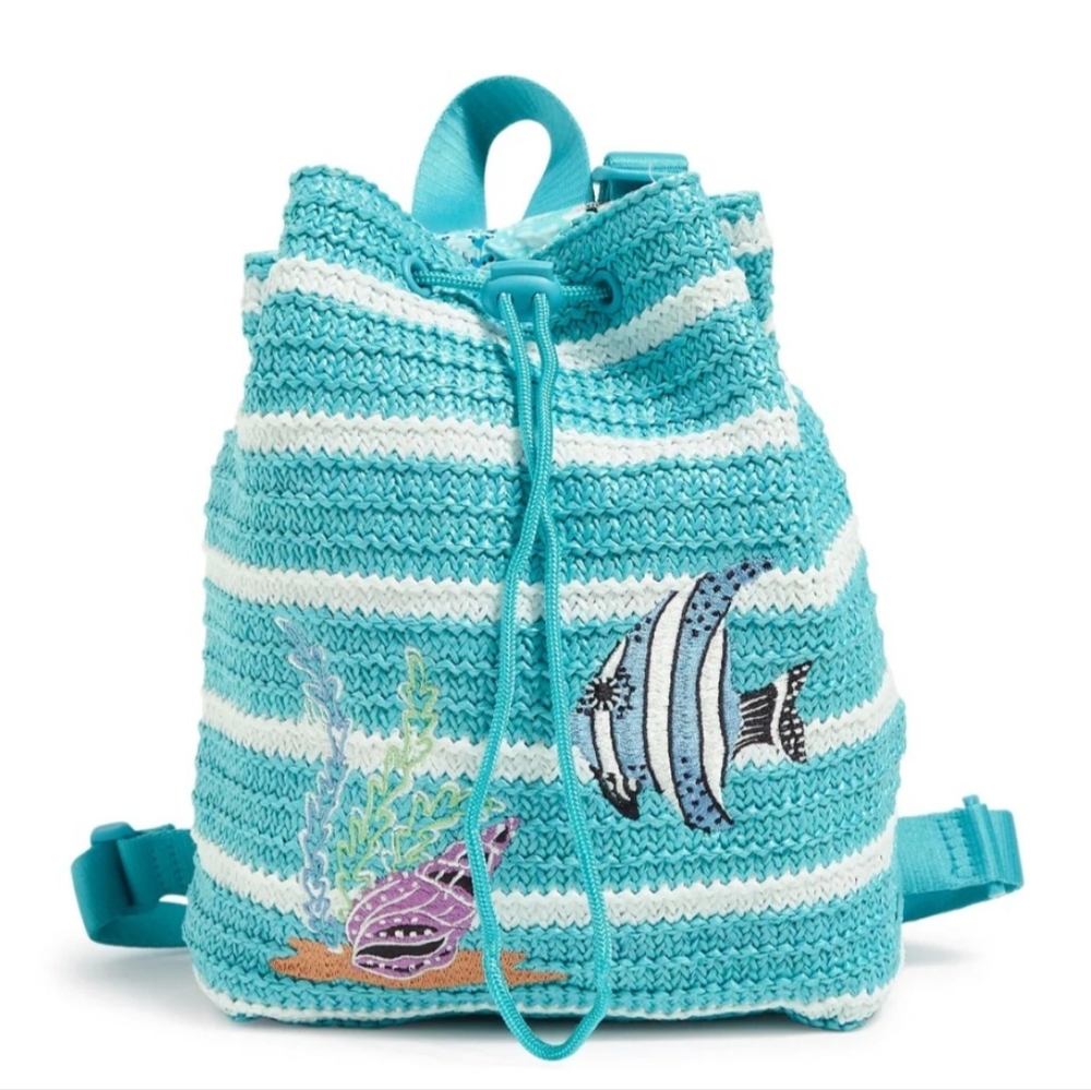 Vera Bradley costal turquoise backpack